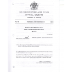 Renewal of Design in Saint Kitts and Nevis