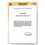 Renewal of Industrial Design inTurkey
